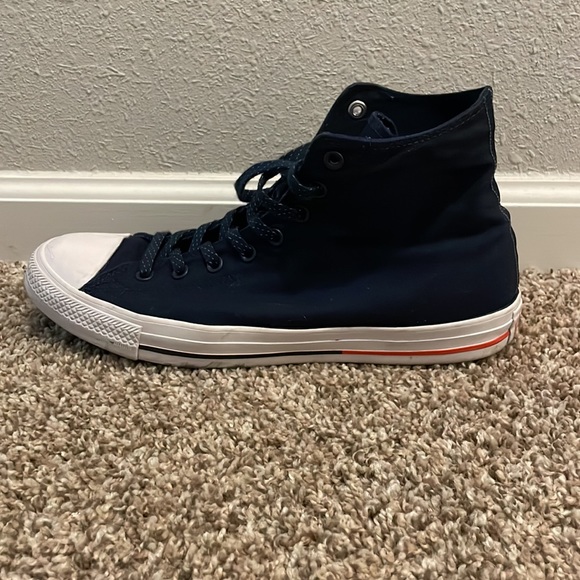 Size 12 Mens Converse CT AS HI Obsidian White Red Sneakers - Picture 3 of 6